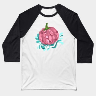 Ornate Pumpkins with Beautiful Stamped Ornament in Abstract Stains Baseball T-Shirt